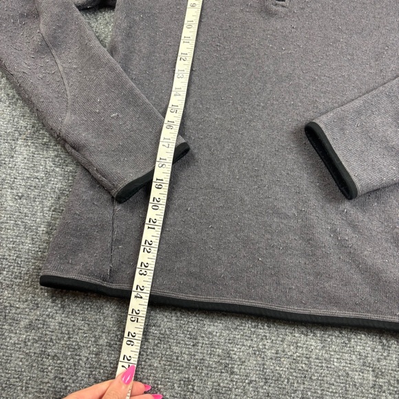PATAGONIA Women’s Grey/Black Better Sweater 1/4 Zip Fleece Pullover size: Large - Picture 9 of 9